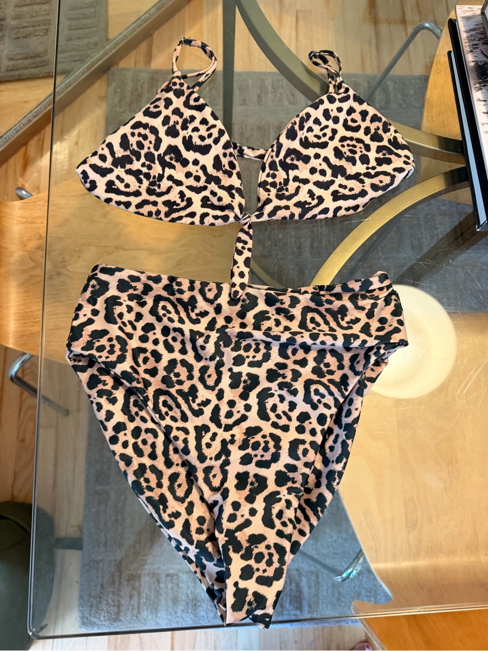 Skatie Leopard Print Bikini Set